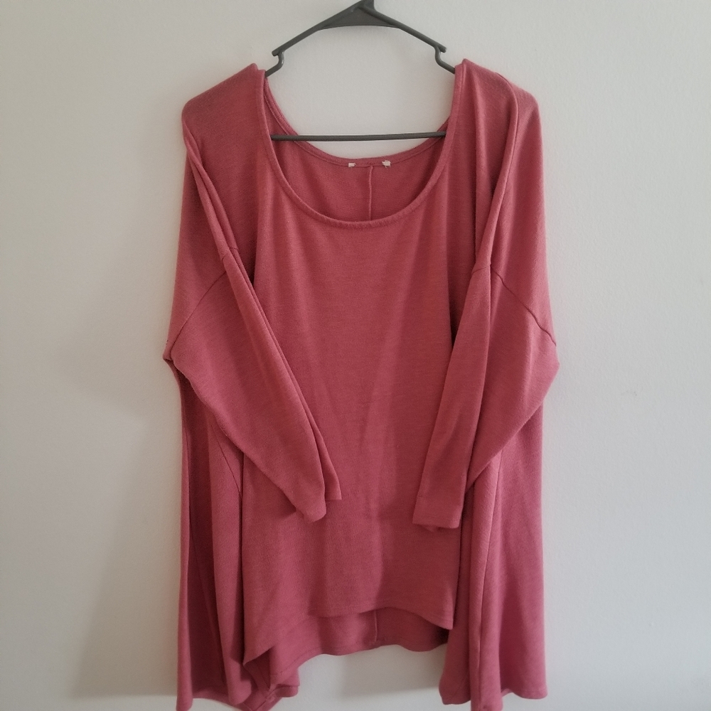 Pink Sweater Shirt